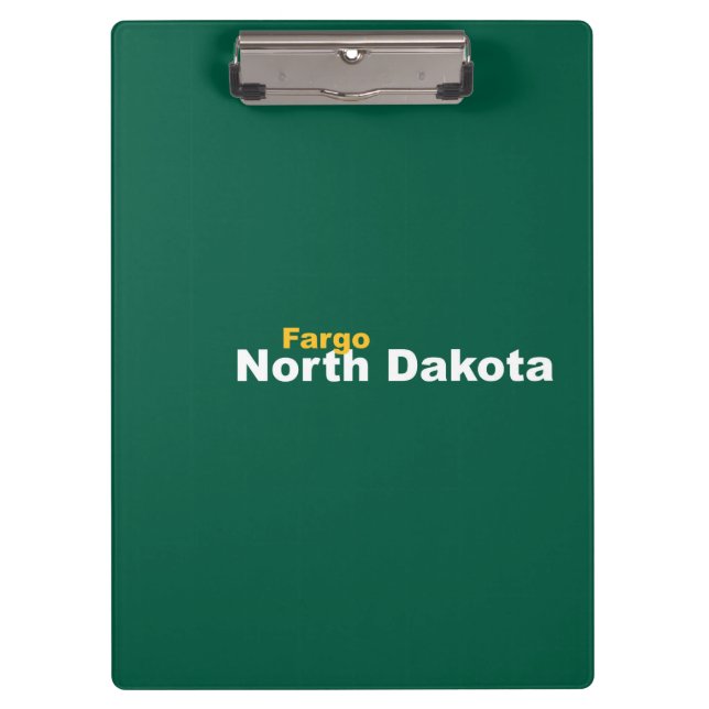 Fargo, North Dakota Clipboard (Front)