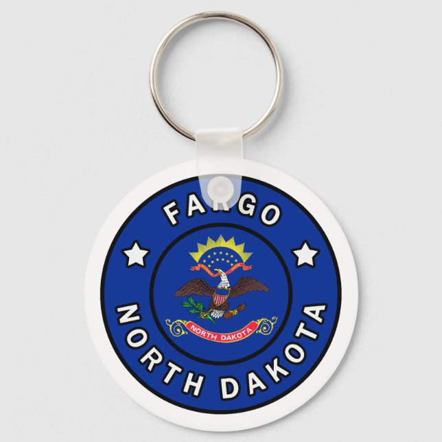 Fargo North Dakota Key Ring (Front)