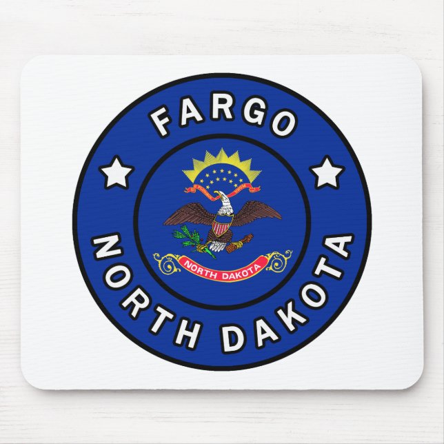 Fargo North Dakota Mouse Mat (Front)