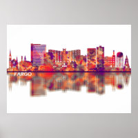 Fargo North Dakota Skyline