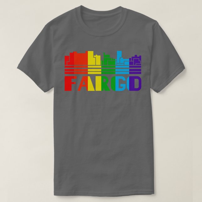 Fargo Pride  Fargo LGBT Gift LGBTQ Supporter Tee P (Design Front)