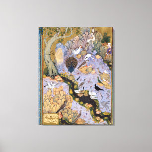 Farid al-Din 'Attar The Concourse of the Birds Canvas Print