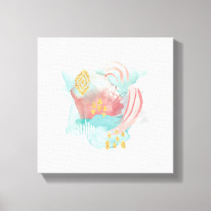 Faridas Abstract - Muted Colors Canvas Print
