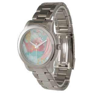 Faridas Abstract - Muted Colors Watch