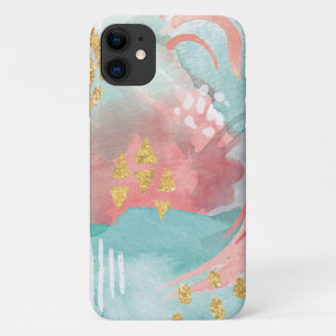 Faridas Abstract - Muted Colours iPhone 11 Case
