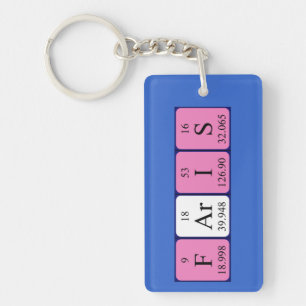 Faris periodic table name keyring