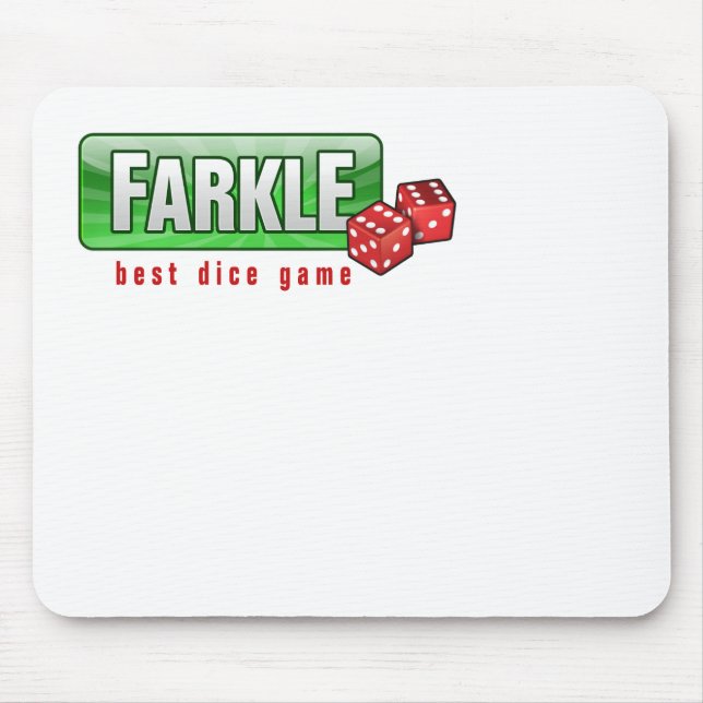 FARKLE - best dice game Mouse Mat (Front)
