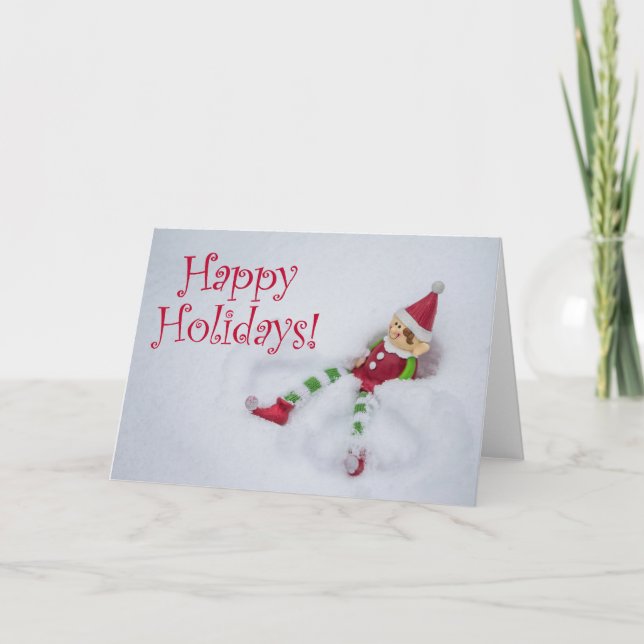 Farley the Elf Christmas Card (Front)