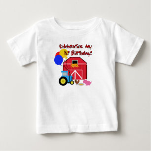 Farm 1st Birthday Baby T-Shirt