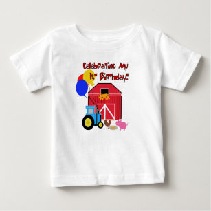 Farm 1st Birthday Baby T-Shirt