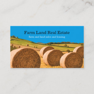 Farm And Land Real Estate Sales Business Card