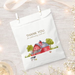 Farm Animal Birthday Celebration Favour Bags