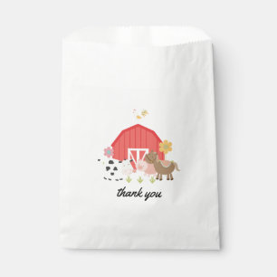 farm animal birthday party favour bags