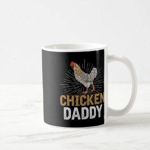 Farm Animal Dad Fathers Day Chicken Daddy Rooster Coffee Mug