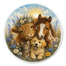 Farm Animal Friends Garden Decor