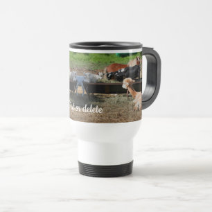Farm Animal Friends Nature Personalised  Travel Mug