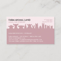 Farm Animal Pink Appointment Visit
