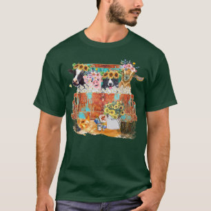Farm Animal Rusty Truck Farmer Farmer Farm T-Shirt