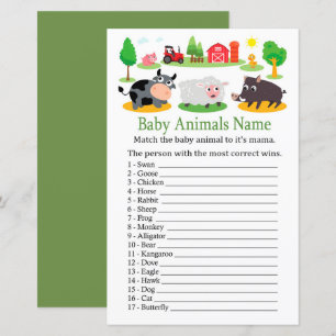 Farm animals Baby Animals Name Game