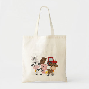 Farm Animals Barnyard Farm House Aunt Of The Birth Tote Bag