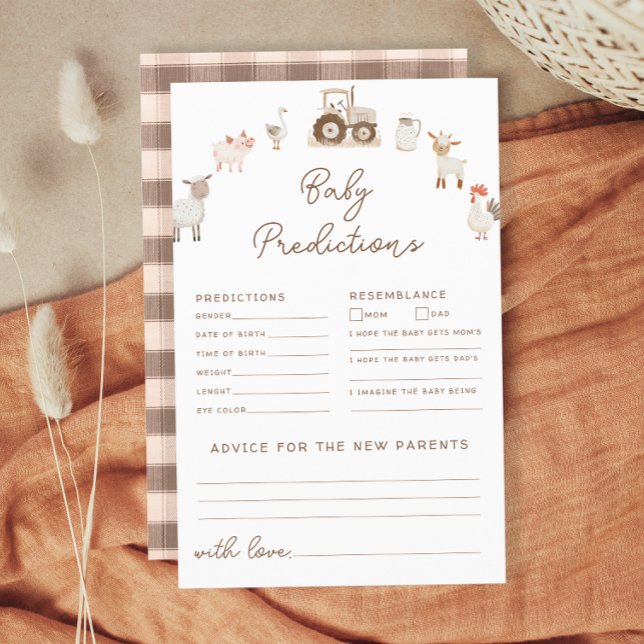 Farm Animals Barnyard Predictions and Advice Game (Creator Uploaded)