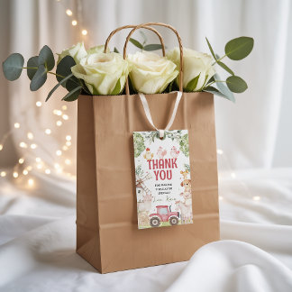 Farm Animals Birthday Favor Tags