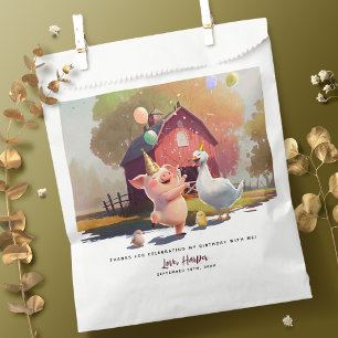 Farm Animals Birthday Party Favour Bag