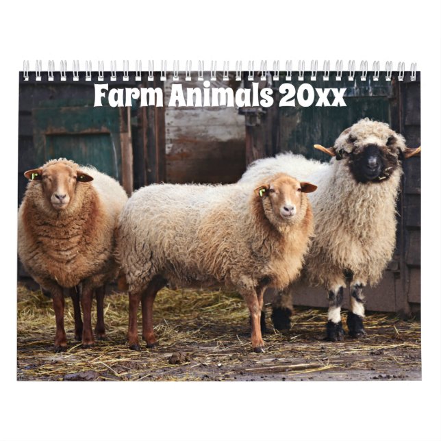 Farm Animals Calendar (Cover)