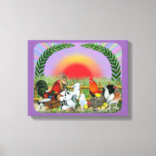 Farm Animals Canvas Print