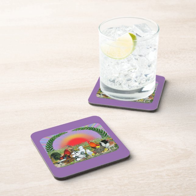 Farm Animals Coaster (Right Side)