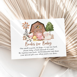 Farm Animals, Cute Animals, Barn, Books For Baby Enclosure Card