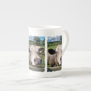 FARM ANIMALS,CUTE COW BONE CHINA MUG
