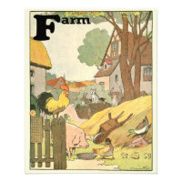 Farm Animals Illustrated Alphabet