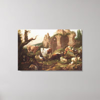 Farm animals in a landscape, 1685