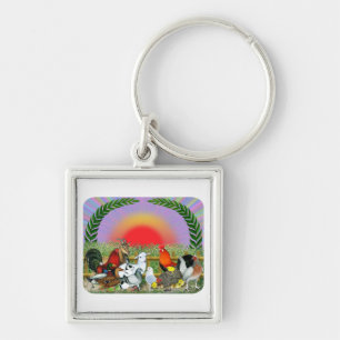 Farm Animals Key Ring