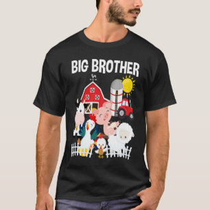 Farm Animals Little Farmer Big Brother T-Shirt