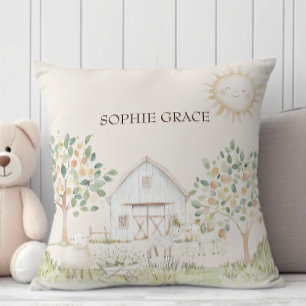 Farm Animals Meadow Friends Baby Cushion