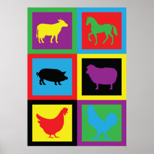 Farm Animals Poster