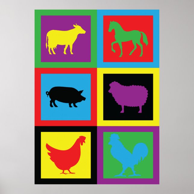 Farm Animals Poster (Front)