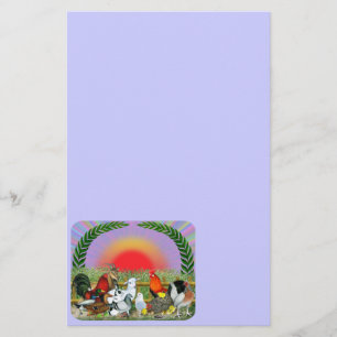 Farm Animals Stationery