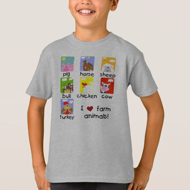 Farm Animals T-Shirt (Front)