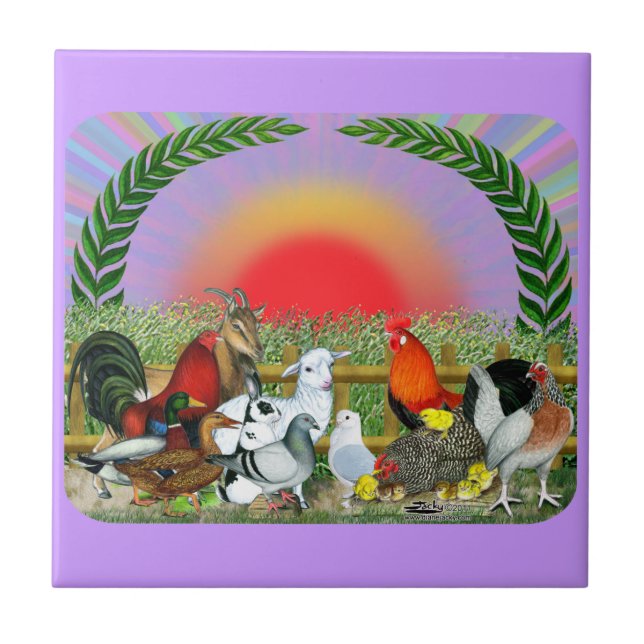 Farm Animals Tile (Front)
