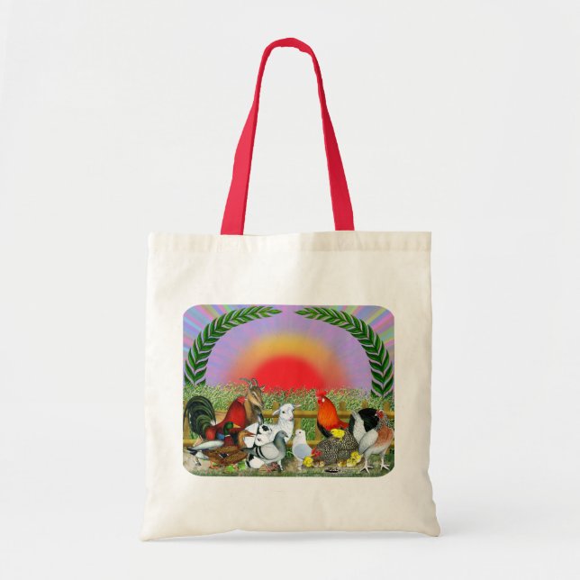 Farm Animals Tote Bag (Front)