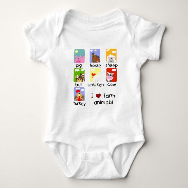 Farm Animals Tshirts and Gifts (Front)