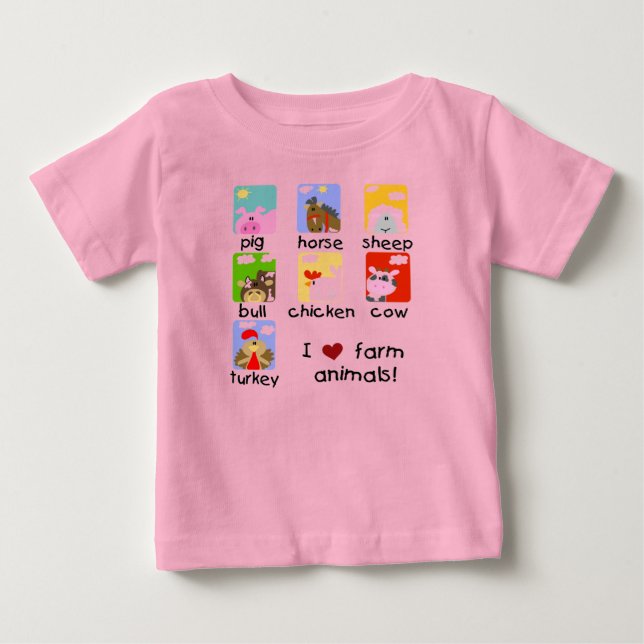 Farm Animals Tshirts and Gifts (Front)