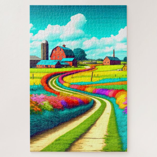 Farm Art Jigsaw Puzzle (Vertical)