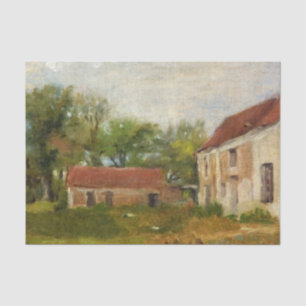 Farm at Rebais by Eva Gonzales Tissue Paper