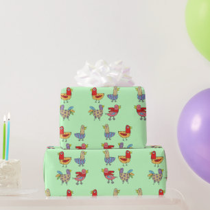 Farm Barn Gift Wrapping Paper
