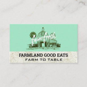 Farm Barn   Home Grown Business Card