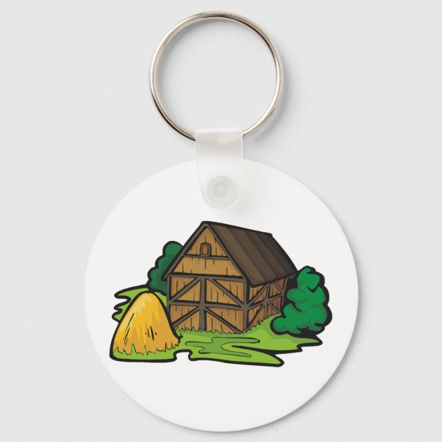 Farm Barn Keychain (Front)